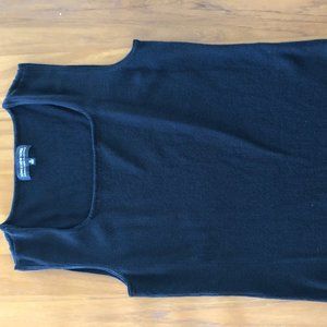 Jones New York stretch black sleeveless top M